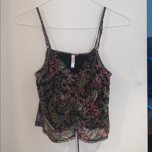 Floral tank top